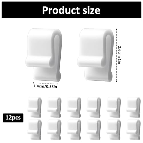 12 Pcs Dutch Oven Lid Protector Clips, Silicone Cookware Lid Protectors White Non-Slip Pot Lids Bumper Lifter Accessories for Stacking Display and Storage Dutch Oven Pots