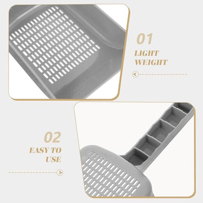 Fish Tank Sand Shovel and Gravel Scoop Portable Plastic Aquarium Sediment Cleaning Scoop for Small Fish Tanks