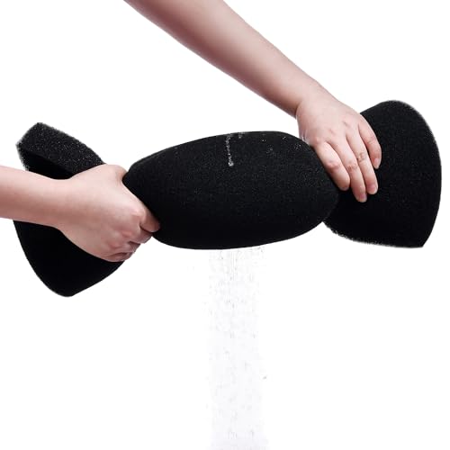 Aquarium Filter Bio Sponge Pad, Foam Sponges Filter Media, Cut fit it Filter Accessories for Fish Tanks and Ponds (18"x18"x1.6" (35PPI) 2 Pack)