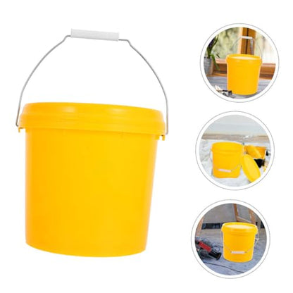 NOLITOY Heavy Duty Sealed Plastic Bucket with Lid Versatile Pail for Food Water Household Storage Portable Leakproof Container for Kitchen Office Use