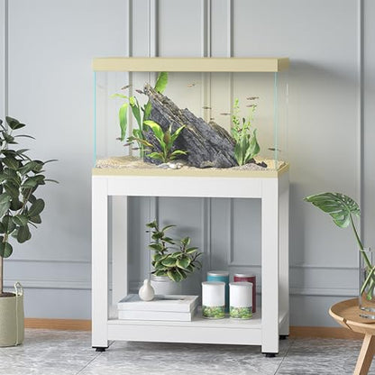 Heavy-Duty Metal Fish Tank Stand - 2-Tier Aquarium Rack, Sturdy Storage Solution for Home, Cabinet Organizer, Ideal for Aquariums and Decor (Tank Not Included)