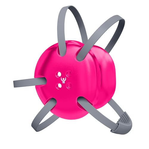 | Wrestling Classic Headgear | Earguard Adult Grappling Head Gear | Adjustable Ear Guards Silver Straps - style: Pink w/ Silver Straps