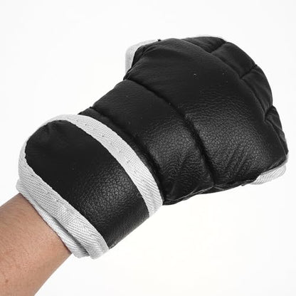 BESPORTBLE Boxing Gloves Wrist Wraps Half-Finger Kickboxing Gloves Breathable Palm for Men and Women Taekwondo Sparring Punching Bag Workout