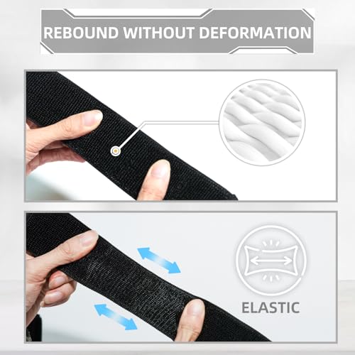 4PCS Elastic Soccer Shin Guard Straps for Kids Youth Adult