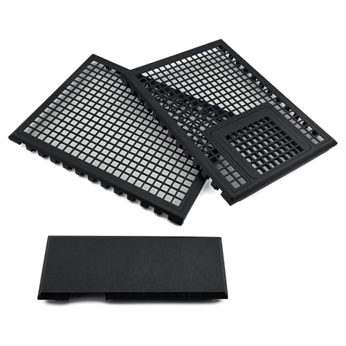 Full Lid Kit for Fluval Spec V with Feeding Door and Chamber Lid, 5 Gallon, 19 Liter (Black)