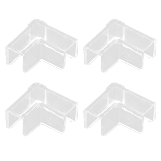 4PCS Fish Tank Edges Protector Clear Fish Tank Support Tools Clear Aquarium Fish Tank Glass Cover Protector Easy Install Fish Tank Corner Protector Corner Fish Tank Corner Fish Tank Stand Aquarium