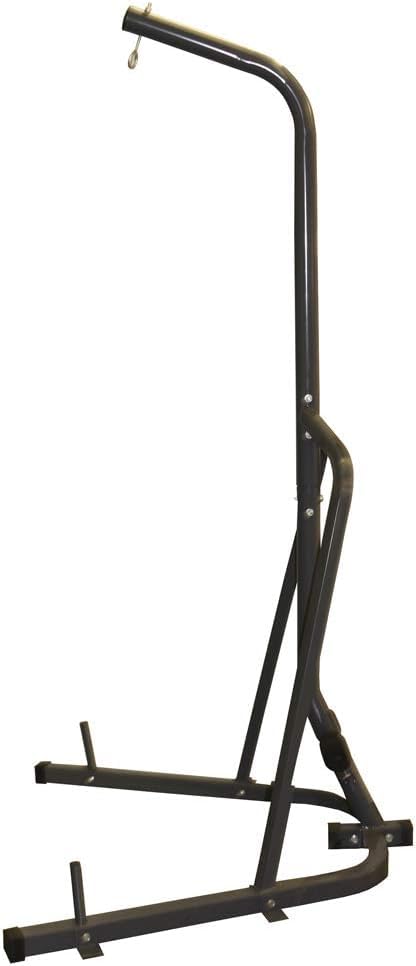 Amber Fight Gear The Champ Heavy Bag Stand, Single Station for Boxing, MMA, Muay Thai – Sturdy Steel Frame, Holds Heavy Bags up to 100 lbs – Ideal for Home & Small Gyms