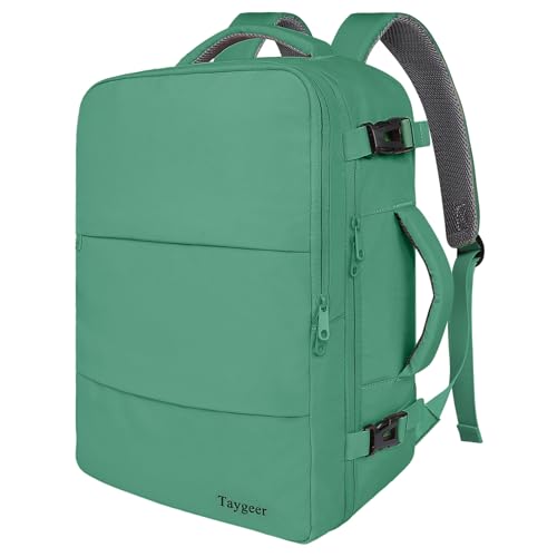 Taygeer Travel Backpack for College Woman, Backpack for 15.6 inch Laptop | Lightweight TSA Friendly Bag for Women with Water Bottle Holder, Back Pack Carry On Luggage for friend Gym Sport,Green - color: Peargreen, size: Large