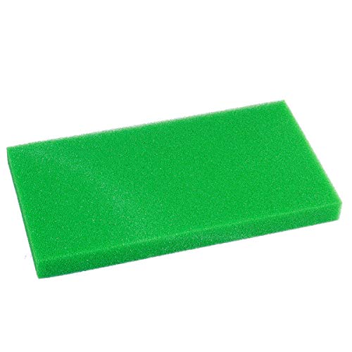 AQUANEAT Aquarium Filter Sponge Open Cell Foam Sheet Bio Sponge Filter Media Pad HMF Fish Tank Sump Divider (23" Lx 12.25" W x 2" H, Green) - color: Green, size: 23" Lx 12.25"W x 2"H