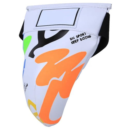 Groin Protector Boxing, Groin Guard Boxing, Children Boxing Groin Protector, for Boxing Taekwondo Muay Thai Training, White