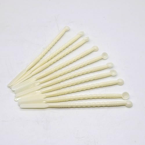 10 Pcs Dental Disposable Plastic Spatulas,Cement Powder Mixing Spatula,Dental Lab Mixing Tools,White