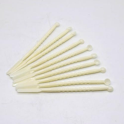 10 Pcs Dental Disposable Plastic Spatulas,Cement Powder Mixing Spatula,Dental Lab Mixing Tools,White