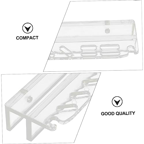 LIOOBO Magnetic Aquarium Cleaning Tool Holder Organizer Fish Tank Tool Rack Algae Scraper Storage