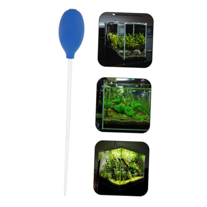 Toddmomy 3pcs Coral Feeder Water Changing Tool for Aquarium Multi-Function Siphon Pump Strong Effortlessly Clean and Feed Fish Tank