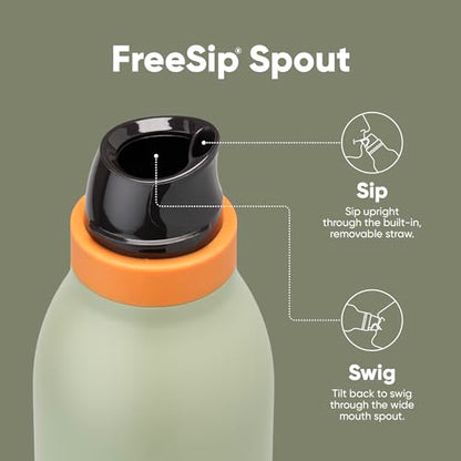 Owala FreeSip Twist Stainless Steel Water Bottle 18 oz Camo Cool - color: Camo Cool, size: 18 Ounces