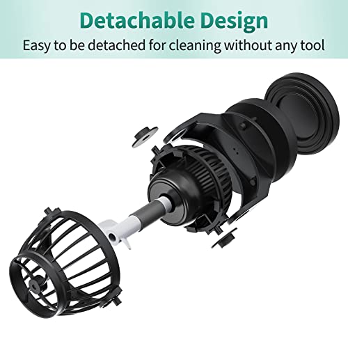 Uniclife Aquarium Wave Maker for 30-60 Gallon Fish Tanks 1058 GPH Adjustable Circulation Pump with Controller and Strong Magnetic Suction Base Submersible Power Head for Fresh and Salty Water - size: 30-60 Gallon
