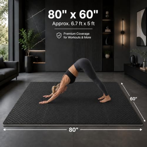 Professional Flexi-Roll Wrestling Mat – High-Density Shock Absorption for BJJ, Judo, MMA & Jiu Jitsu – Portable 1.2-Inch Thick Home Gym Training Flooring for Martial Arts & Yoga - size: 20" x 20" x 1.5" (12-Pack)