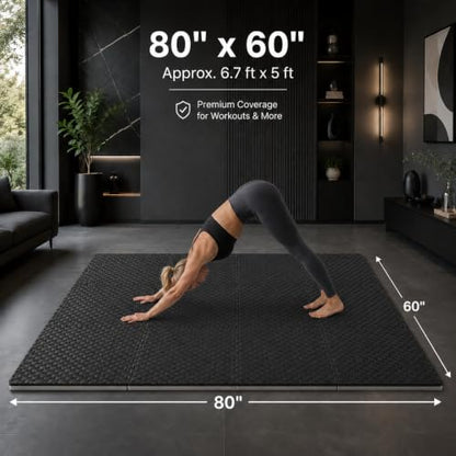 Professional Flexi-Roll Wrestling Mat – High-Density Shock Absorption for BJJ, Judo, MMA & Jiu Jitsu – Portable 1.2-Inch Thick Home Gym Training Flooring for Martial Arts & Yoga - size: 20" x 20" x 1.5" (12-Pack)