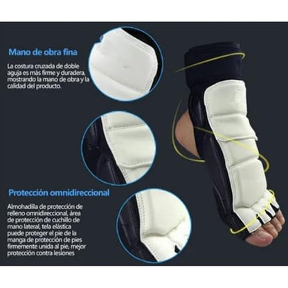 Taekwondo Sparring Gear Foot Protector, Breathable Non-Slip (38-39) | Martial Arts Protective Foot Gear, Karate Boxing Sparring Foot Guard for Kung Fu Boxing Kickboxing Training - size: XL 38-39, style: XL 38-39