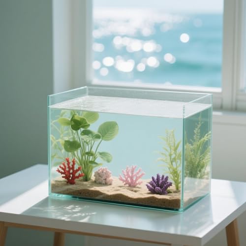 10pcs Fish Tank Divider Plastic Egg Crate Panel 30x15cm Aquarium Isolation Grid Bottom Filter Tray for Breeding and Territorial Fish Separation