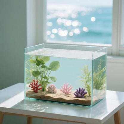 10pcs Fish Tank Divider Plastic Egg Crate Panel 30x15cm Aquarium Isolation Grid Bottom Filter Tray for Breeding and Territorial Fish Separation