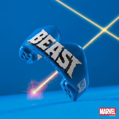 Marvel Beast Sports Mouth Guard, Adult Dual Layer Mouthguard with Case - color: Beast, size: Adult (12+ Years)