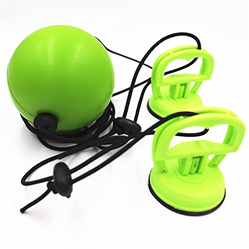 Double End Punching Ball 3.5” Boxing Speed Bag with Suction Cup & Adjustable Rope for MMA Reflex Training