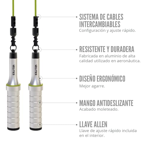 Velites Earth 2.0 Official CrossFit Games Jump Rope, Double Unders - color: Silver