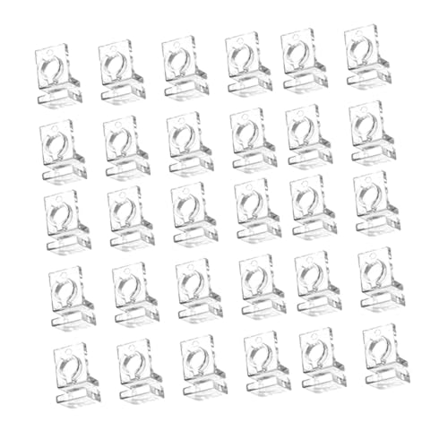 30x Aquarium Glass Cover Clips Clamps Inlet Outlet Pipe Holder Aquarium Lid Support Aquarium Accessories Hose Fastening Clips, for 5.5mm