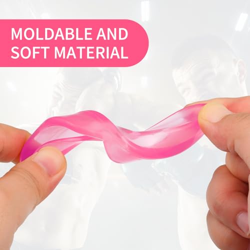 Kathfly 50 Pcs Football Mouth Guards Bulk Sports Mouthpieces - color: Pink