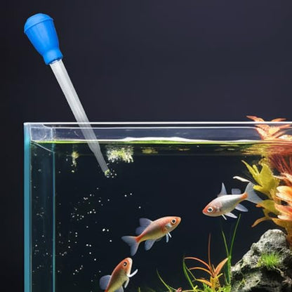 4Pcs Turkey Baster for Cooking, BPA-Free Turkey Baster Syringe, Oil Suction Tube with Measuring Lines, Multi-functional Aquarium Water Changing Dropper