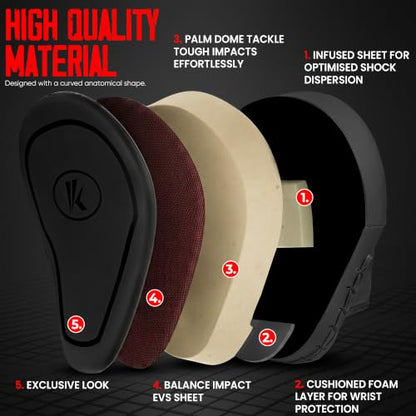 Kruzak Matte Black Boxing Gloves and Pads, Boxing Gloves Training Set for Kickboxing and Muay Thai MMA Training - Boxing Kit for Adults with Punching Pads for Martial Arts and Karate - size: 12 oz