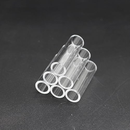 Shrimp Shelter Tube, Transparent Acrylic Tube Aquarium Shrimp Cave Breeding Fish Shrimp Feeder Breeding Tube Aquarium Fish Tank Pipe Shelter Tube Fish Tank Shelter Decorations Hideaway Pipes - color: 6 tubes