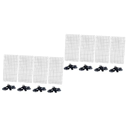 Beaupretty 2sets Fish Tank Divider Spliced Lattice Plate Aquarium Accessories Suction Cups for Betta Fish Random Color