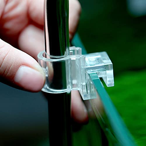 Aquarium Lily-Pipe Fixture for Fix Inflow/Outflow-Tube Clamp Water Pipe Clip Water Exchanger Hose Lily-Pipe Fixture - size: Large