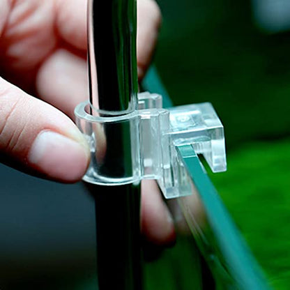 Aquarium Lily-Pipe Fixture for Fix Inflow/Outflow-Tube Clamp Water Pipe Clip Water Exchanger Hose Lily-Pipe Fixture - size: Large