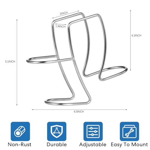 Washing Machine Drain Hose Holder Washer Drain Hoses Holders 304 Stainless Steel Washing Clip ClampUniversal Adjustable Utility Sink Clamp Fits All Drain Hose