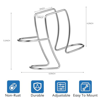 Washing Machine Drain Hose Holder Washer Drain Hoses Holders 304 Stainless Steel Washing Clip ClampUniversal Adjustable Utility Sink Clamp Fits All Drain Hose