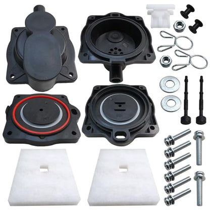HP60/80 Air Pump Rebuild Complete Kit Fit for Aqua-Safe AS500, for Aqua-Aire AA500, with White Switch
