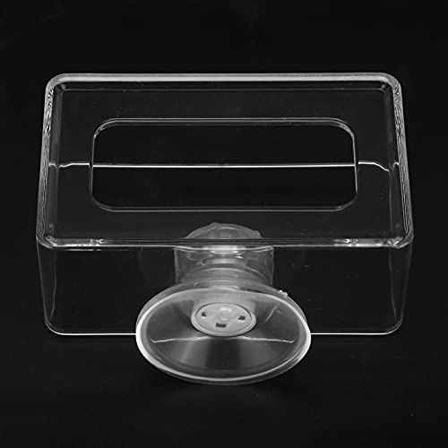 Fish Feeding Ring, Anti Floating Transparent Acrylic Aquarium Feeder, 6x10cm Fish Food Feeding Accessory, 4.33in Length 0.13lb Weight (Small Size 6 * 10cm) - size: Small size 6*10cm