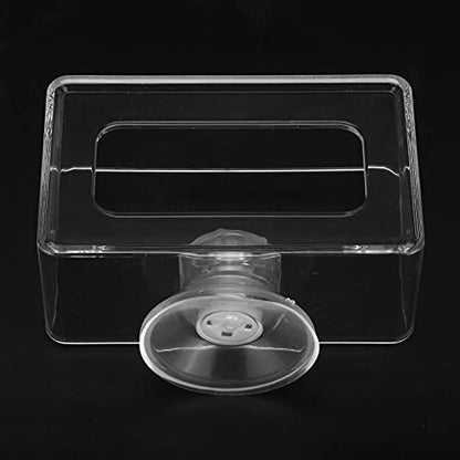 Fish Feeding Ring, Anti Floating Transparent Acrylic Aquarium Feeder, 6x10cm Fish Food Feeding Accessory, 4.33in Length 0.13lb Weight (Small Size 6 * 10cm) - size: Small size 6*10cm