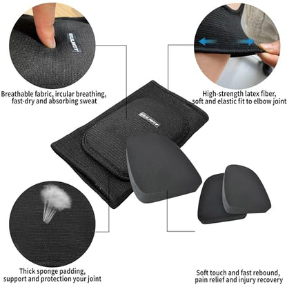 Kids Elbow Pads, Breathable Elbow Protector for Boys Girls - size: Medium