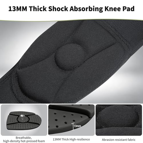 Volleyball Knee Pad for Women Men, Non-Slip and Thickening Anti-Collision Sports Protection Knee Pad, Elastic & Breathable Knee Brace Ideal for Mountain Bike Skateboard Volleyball(Knee Pads,Medium) - size: Knee Pads(Medium)