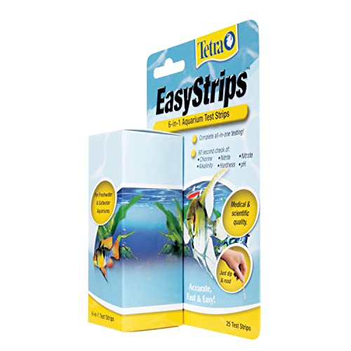 Tetra EasyStrips 6-in-1 Aquarium Test Strips, 400 Pack - size: 25 Count (Pack of 16)