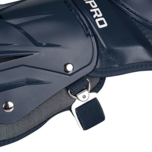 Champro Optimus Pro Catcher/Umpire Leg Guards - color: Navy, size: 13.5"
