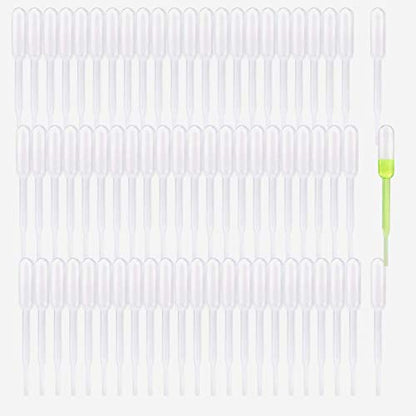 0.2ml Plastic Mini Transfer Pipettes for Liquid Mixture, 350PCS Disposable Dropper - size: 0.2 ml