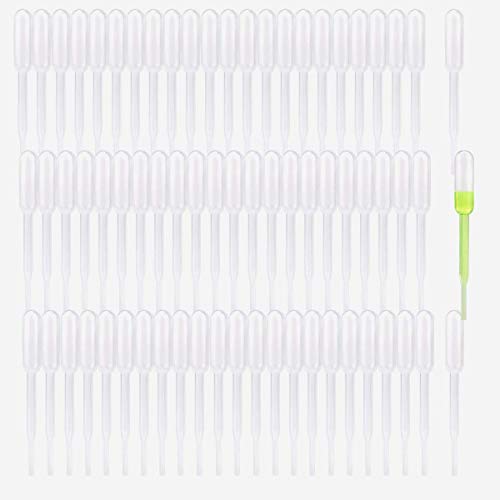0.2ml Plastic Mini Transfer Pipettes for Liquid Mixture, 350PCS Disposable Dropper - size: 0.2 ml