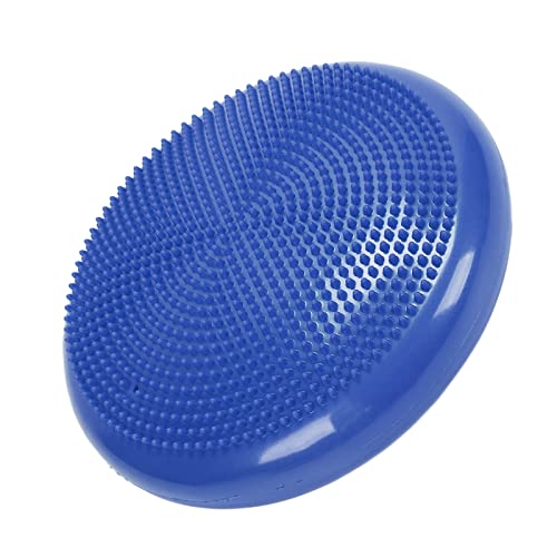 Balance Disc Cushion Mat Yoga Massage Ball Pad Fitness Exercise Training Ball for Yoga Balance Exercise Children's Concentration and Balance (Blue)