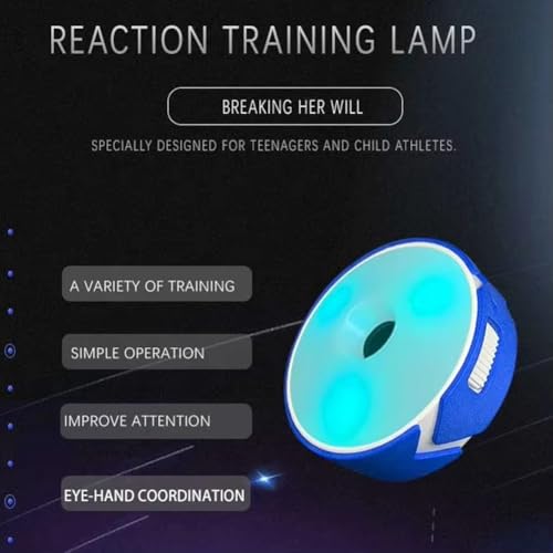 6Pcs Reaction Training Light Kits Set Children Physical Fitness Training Lamp Speed Agility Response Equipment for Home