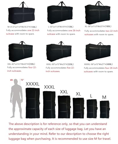 60 Gallon Extra Large Storage Bags, Jumbo Moving Storage Bags Heavy Duty, Foldable Big Blue XL Duffle Bag for Travel,Christmas Tree Bag